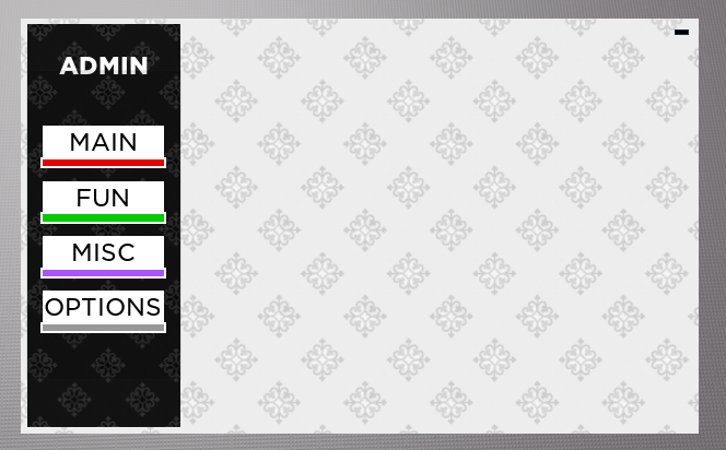My Admin Menu UI - Art Design Support - Developer Forum | Roblox