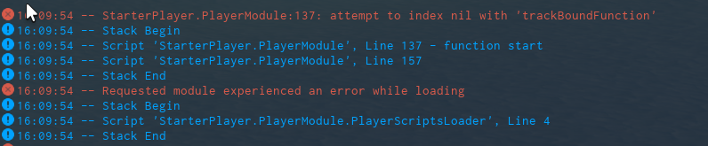 PlayerModule, Player has no working camera - Studio Bugs - Developer ...