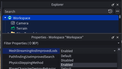 Introducing Mesh Streaming and Improved Cloud LoDs in published experiences [Opt-in Phase]