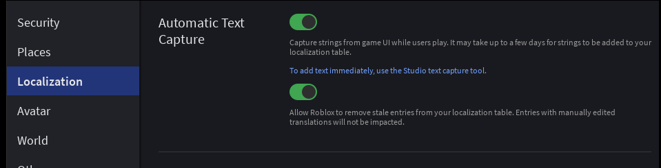 Automatic Text Capture Turn On Automatically - Studio Bugs - Developer ...
