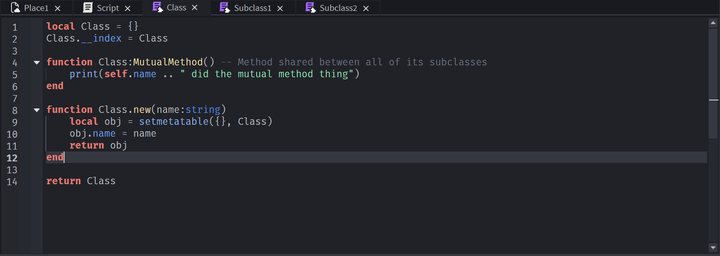 Subclass Method Not Showing Scripting Support 