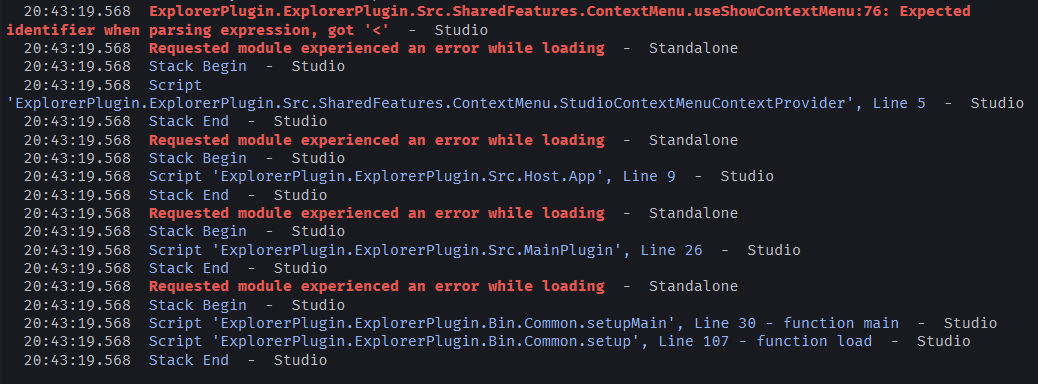 Unable to access Explorer or view it's contents [URGENT] - Studio Bugs ...