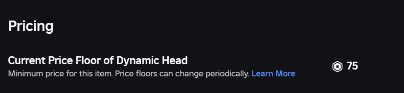 Dynamic Price Floor Is Completely Broken Roblox Application And 