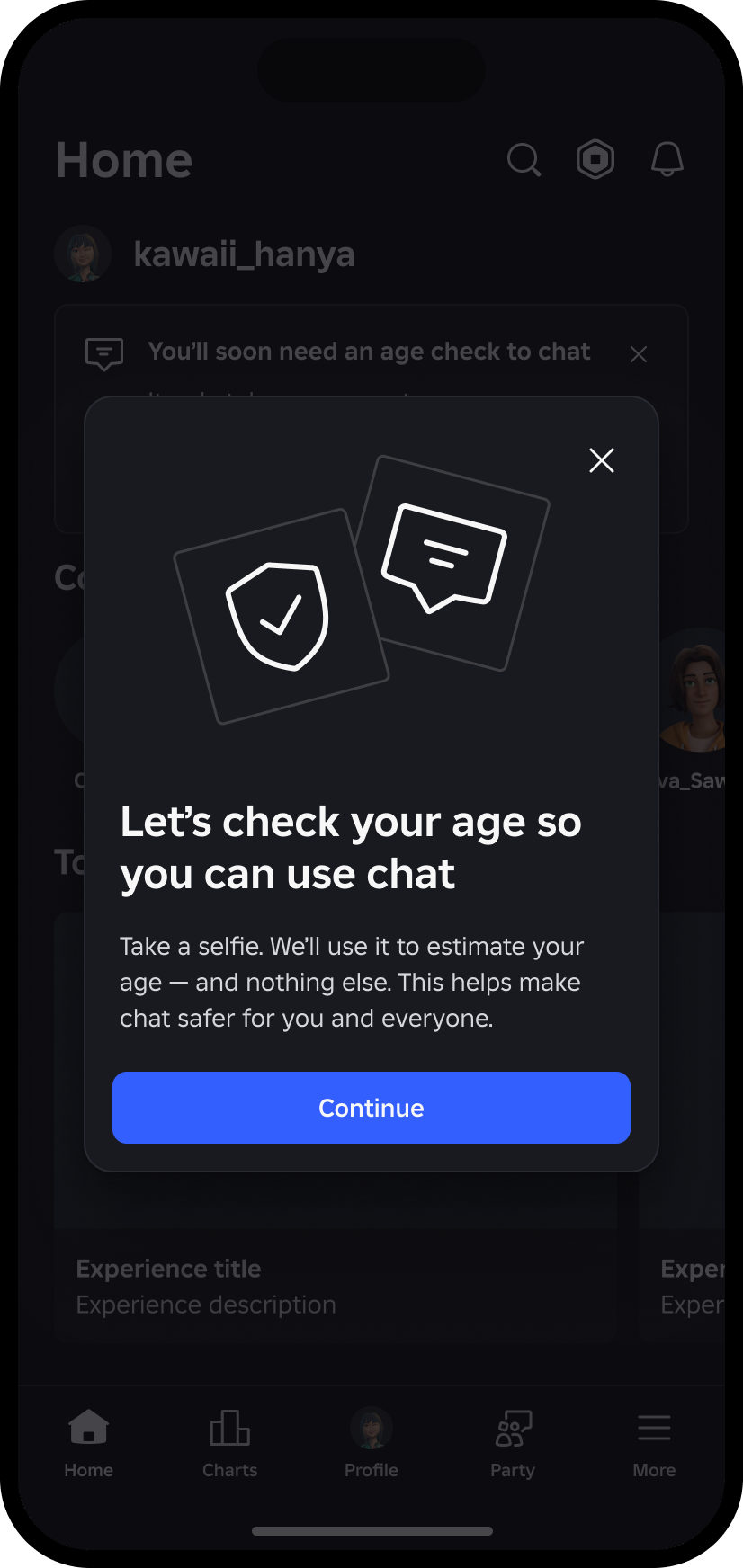 [Test] Encouraging users to complete an age check to chat - Page 74 ...