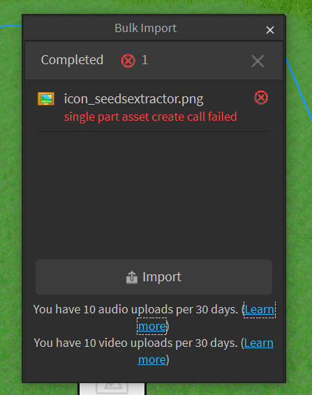 Cant upload image - Platform Usage Support - Developer Forum | Roblox