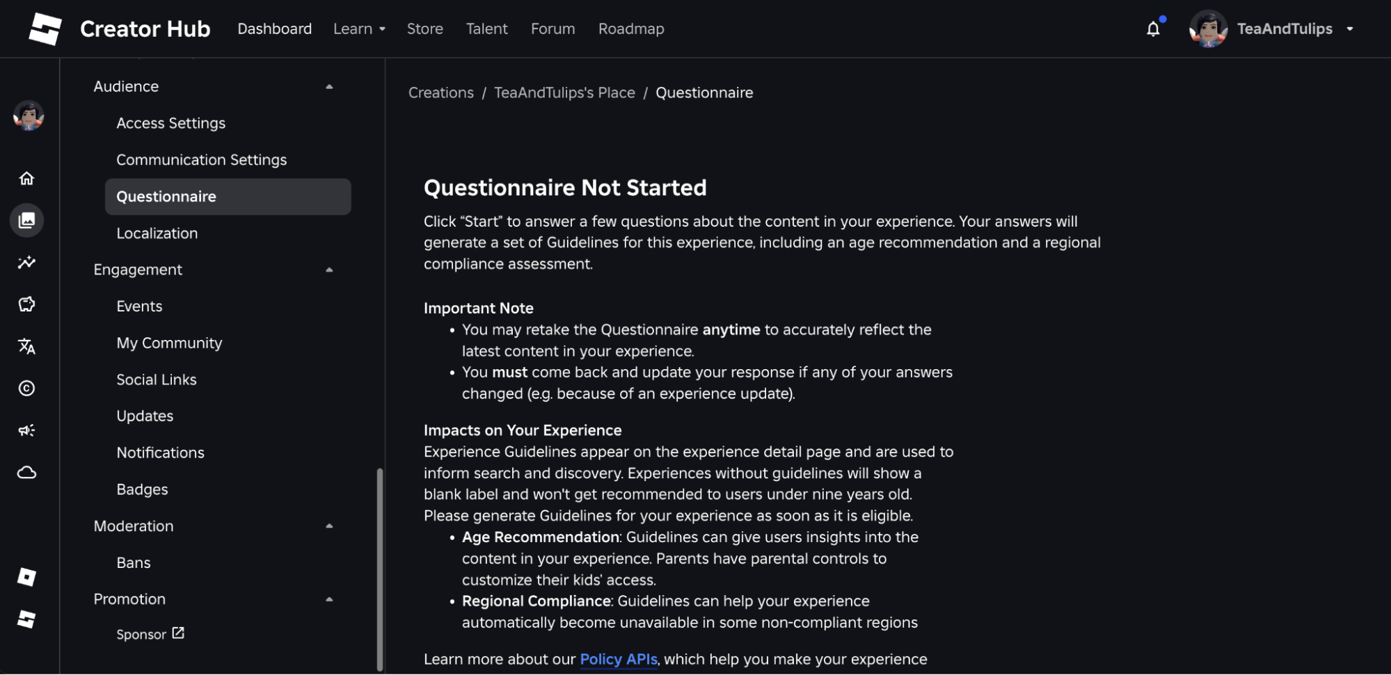 Updating Experience Guideline Policies to Keep Our Younger Users 