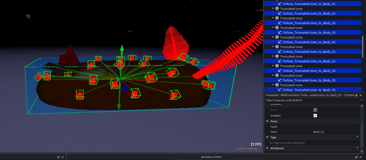 Weld Constraints Locking Motor6D - Scripting Support - Developer Forum ...