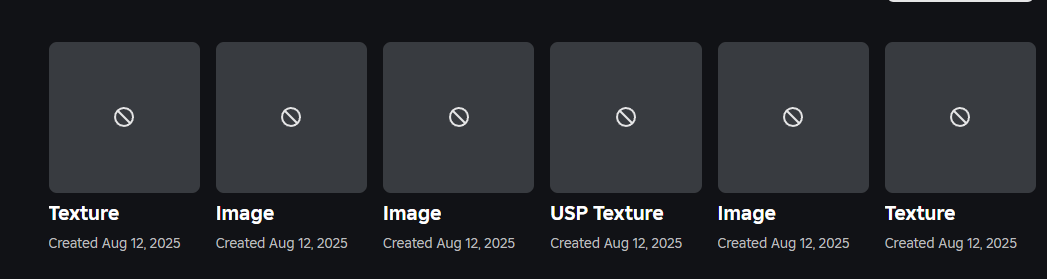 All textures I upload don't appear - Platform Usage Support - Developer ...