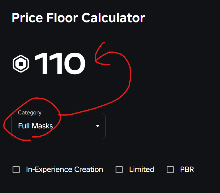 Inconsistent price floor across