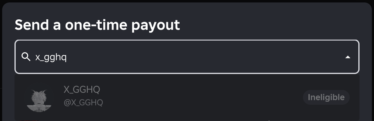 Stack Platform Support Unable to pay out contributor, labelled as