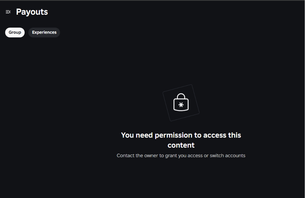 Unable to payout group funds I wanna know why - Creator Hub (create ...
