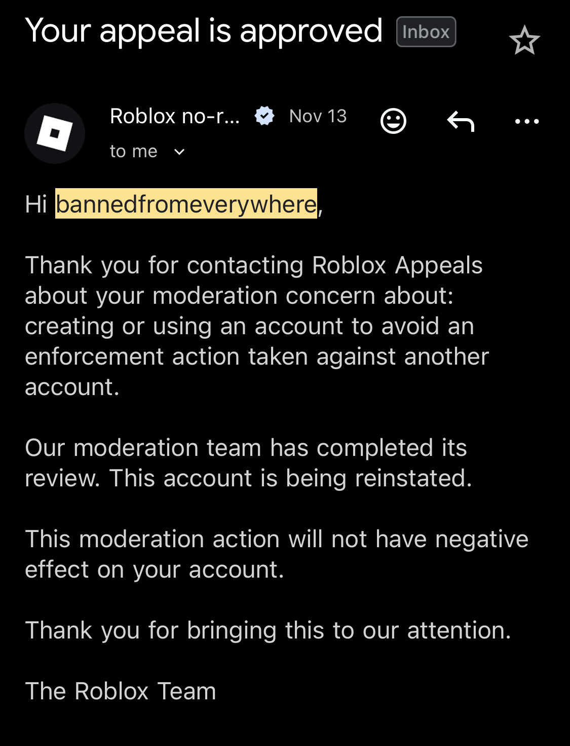 Rumor Ban  Erroneous Enforcement ban wave affected multiple people - Other