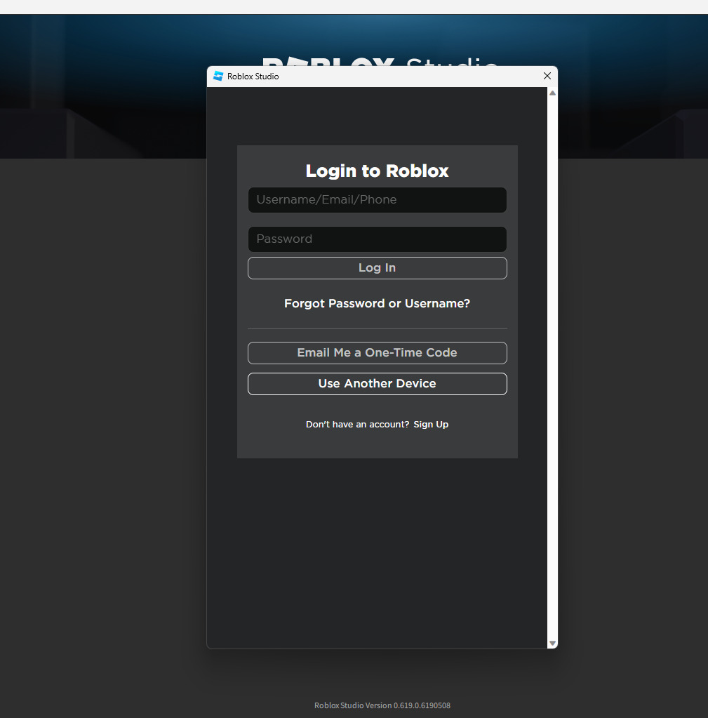 Latest studio update removes log in ability - Platform Usage Support ...