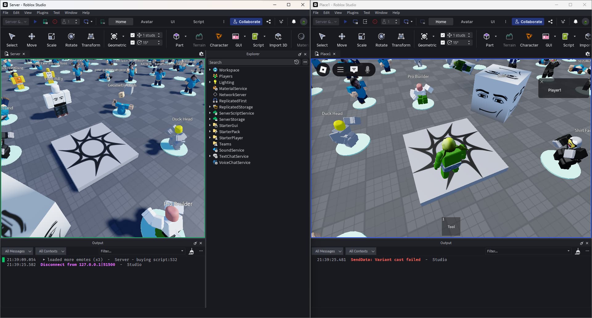 Every playtest disconnects client - Studio Bugs - Developer Forum | Roblox