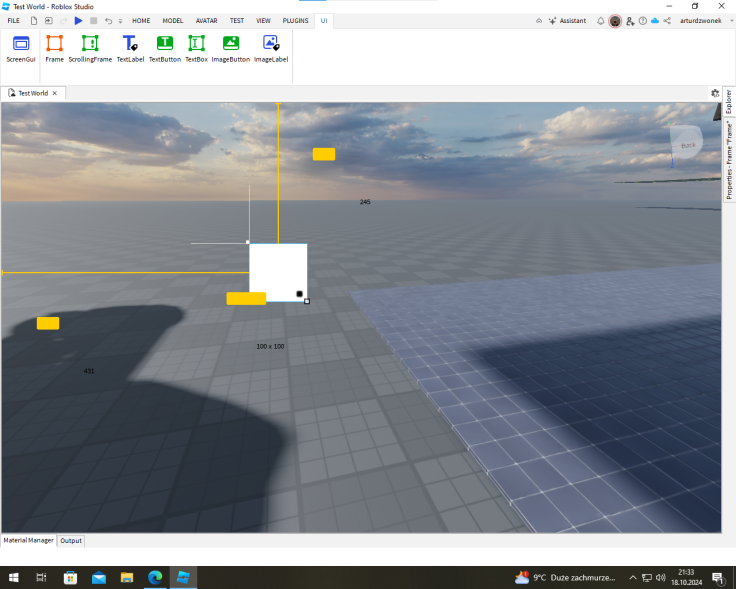 Bugging GUI in roblox studio - Art Design Support - Developer Forum ...