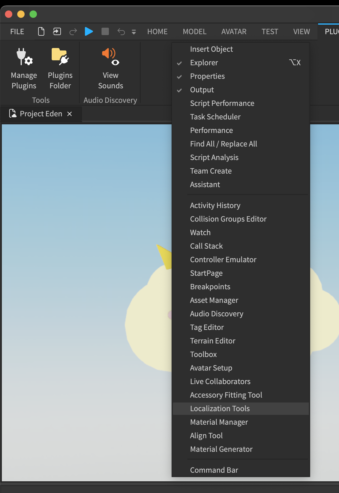 Localization Tools Gone from Studio Plugins Tab - Studio Bugs ...