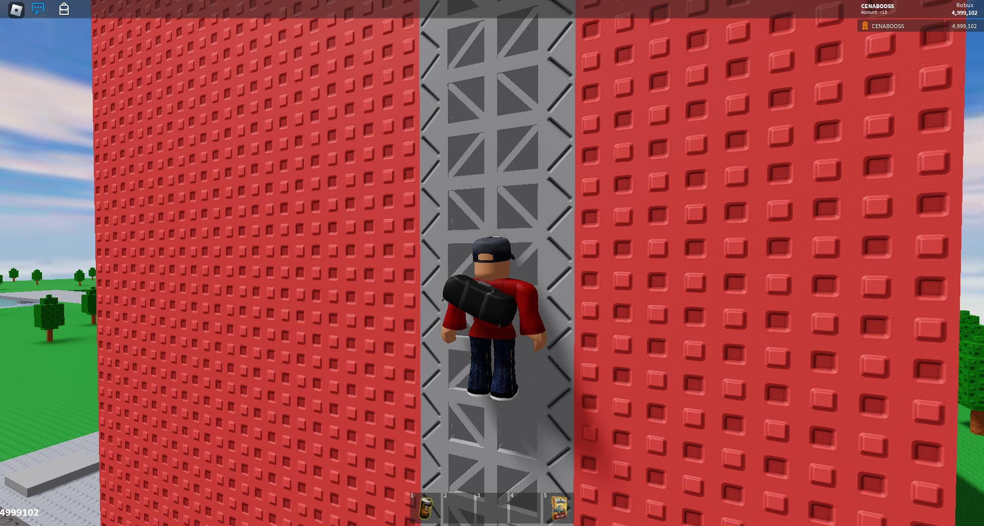 Glich roblox with ladders and sitting and truss Platform Usage