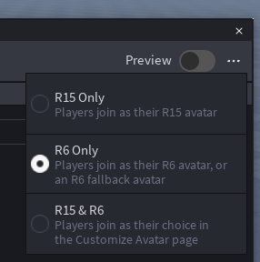 My character is in r15, but the animations is R6? - Platform Usage ...