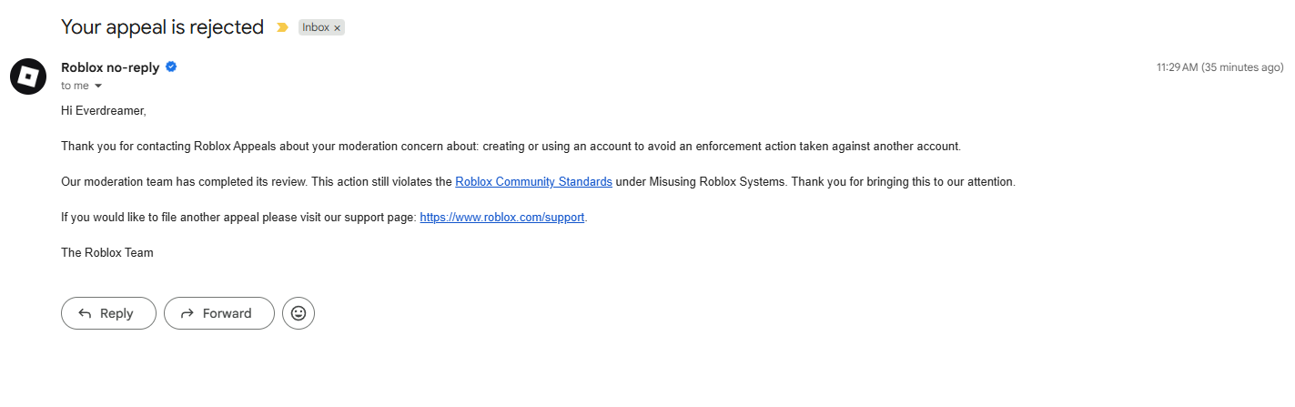 Reinstated 12 16 2025 Banned AGAIN 01 14 2026 Account Hacked 