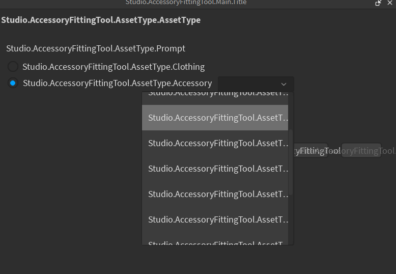 Accessory Fitting Tool (AFT) UI Visually Bugged - Studio Bugs ...