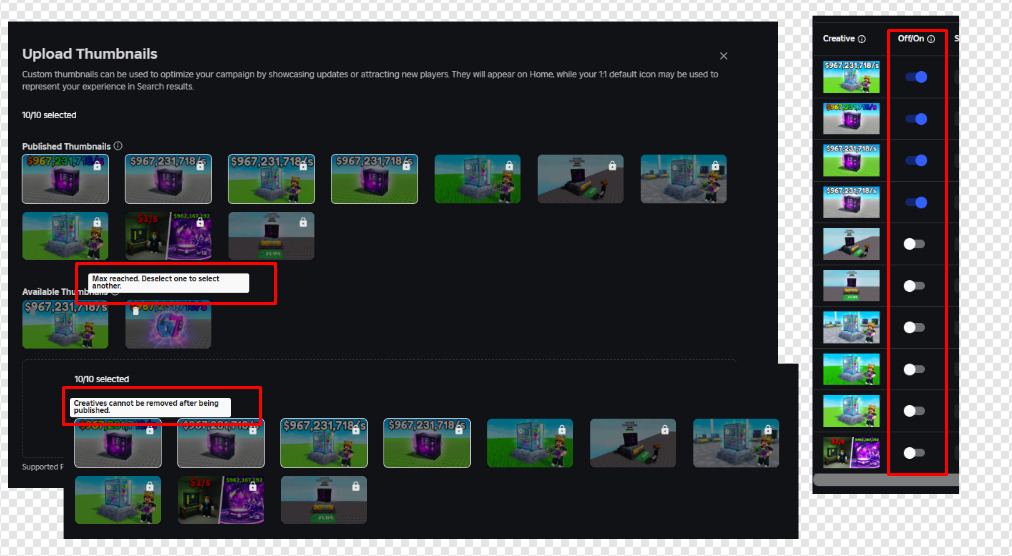 Ads Manager Max Reached - Engine Bugs - Developer Forum | Roblox