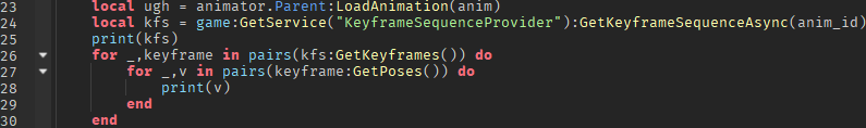 code for keyframes help