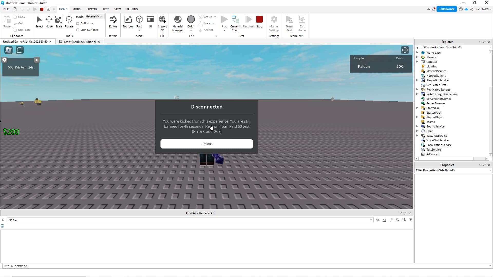 Ban System won't work - Page 2 - Scripting Support - Developer Forum ...