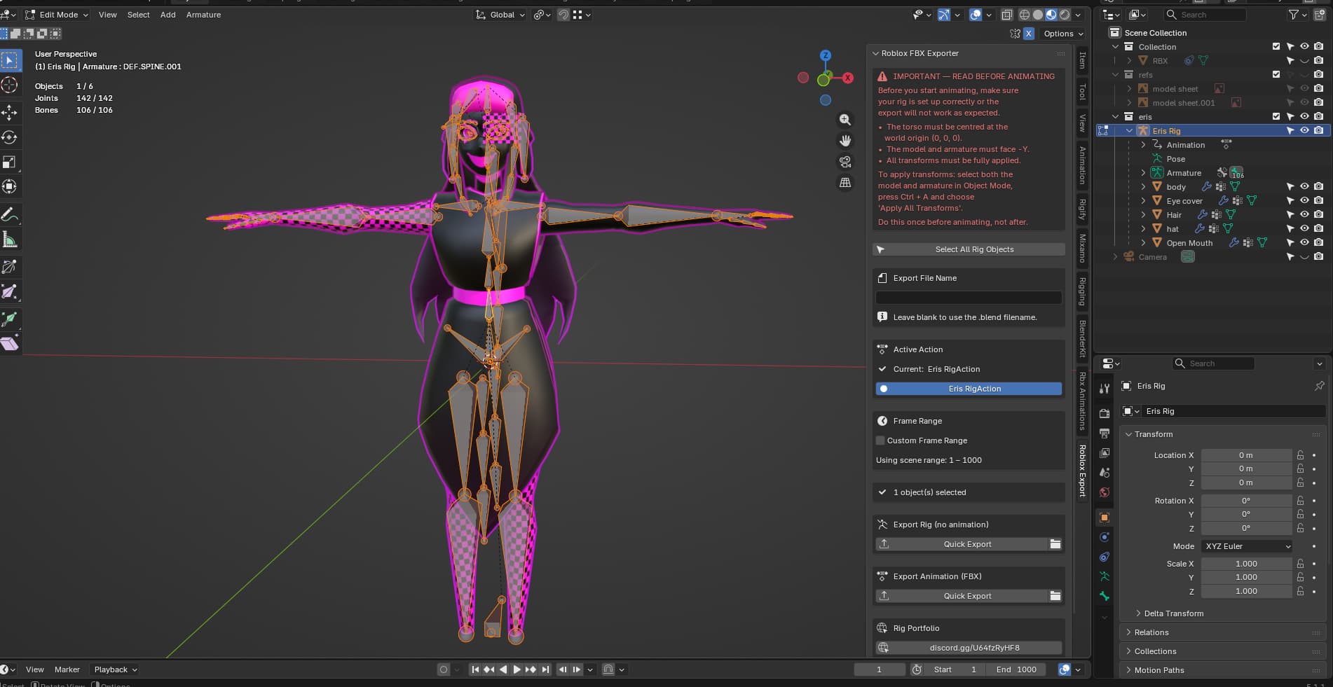 Custom Rig breaking when importing into studio - Art Design Support ...