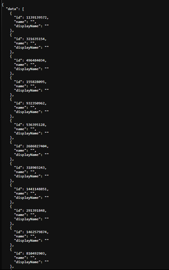 Friends API not returning player names - Other Bugs - Developer Forum ...