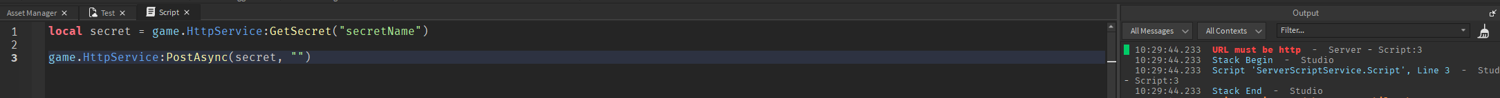 Secrets dont work with ip addresses and ports - Engine Bugs - Developer ...