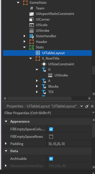 UITableLayout Giving Random Row Sizes - Art Design Support - Developer ...
