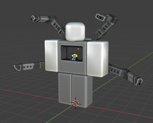 Destructive Robo Arms Controller Alternative Front View Alternative