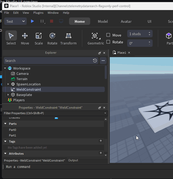 weldconstraint