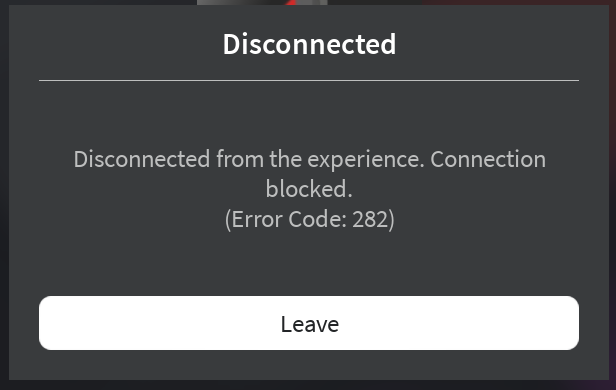Fail to join all games with connection blocked. (Error Code: 282 ...
