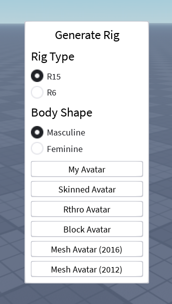 Roblox R15 Rig Type Good way to spawn Rig without dynamic heads? - Platform Usage Support ...