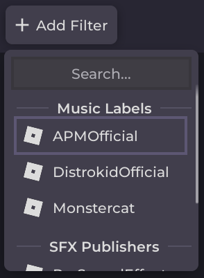 Audio Library Pro Plugin Browse The Full Extent Of The Roblox Audio 