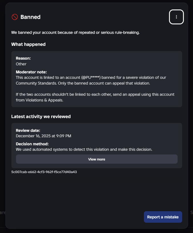 Automatic ban wave incorrectly terminating thousands of accounts