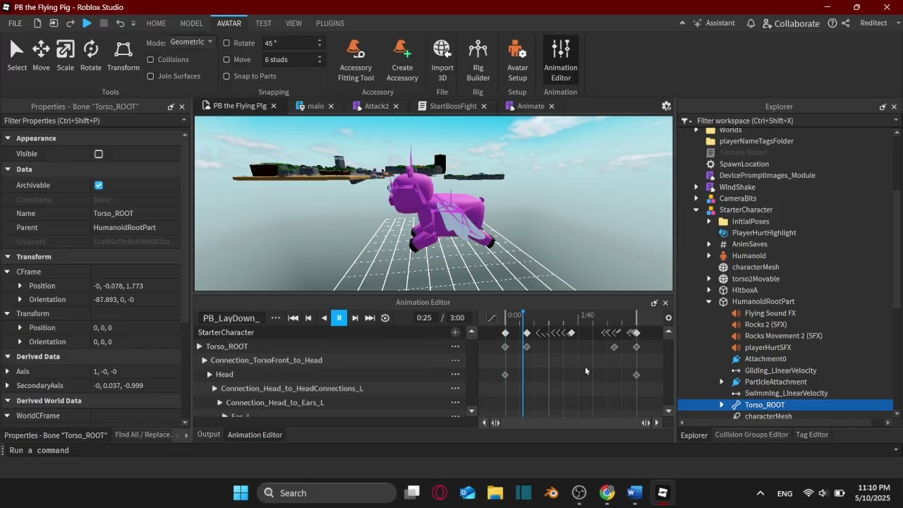 Bones Don't show in Animation Editor - Studio Bugs - Developer Forum ...