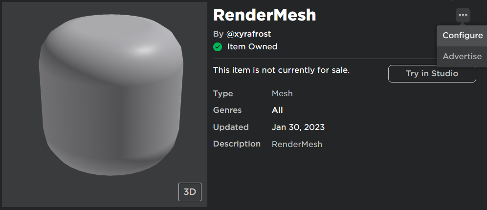 Cannot configure Image or Mesh assets - Website Bugs - Developer Forum ...