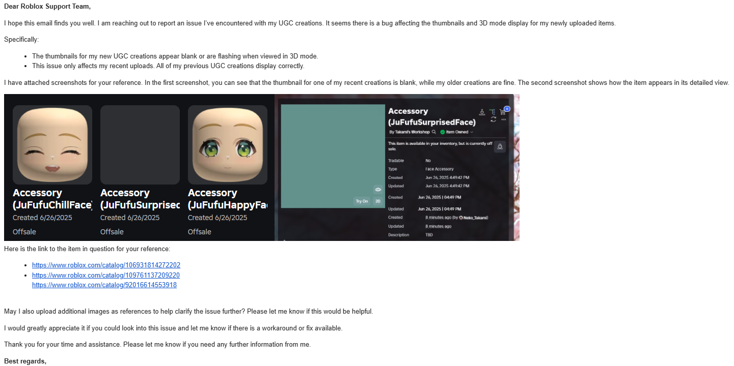 Avatar Item Thumbnail Not Loading, Blank Avatar - Page 2 - Catalog ...