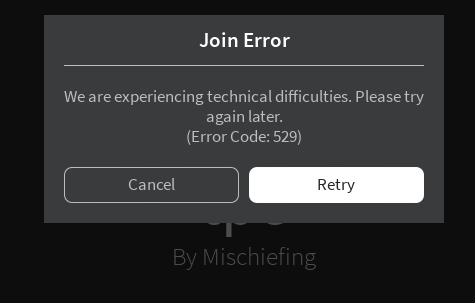 Technical Difficulties - Error 529 - Bug Reports - Developer Forum