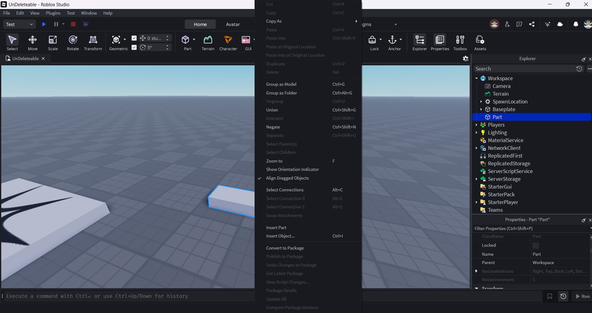 Building features greyed out - Studio Bugs - Developer Forum | Roblox