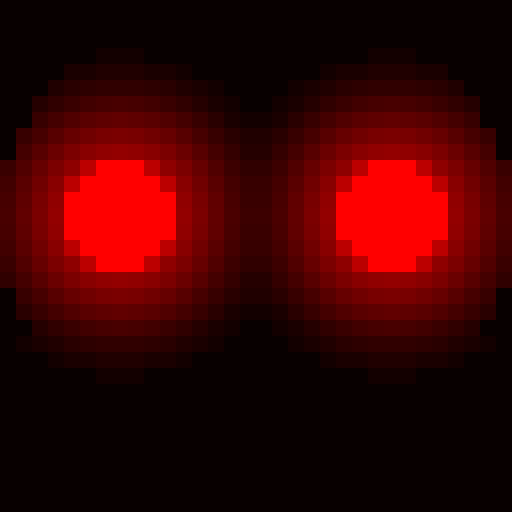Dark Red Eyes Face