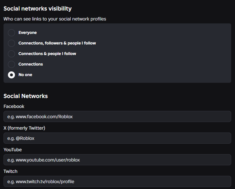 Profile Social Link Hacking Roblox Application And 