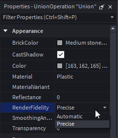 Union is glitching out my model - Studio Bugs - Developer Forum | Roblox