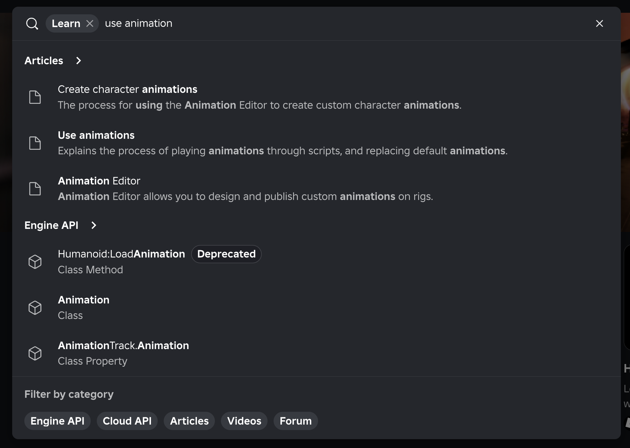 Search for Creator Docs returns incomplete results - Documentation ...