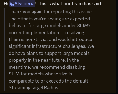 SLIM Rendering Meshes Offset - Engine Bugs - Developer Forum | Roblox