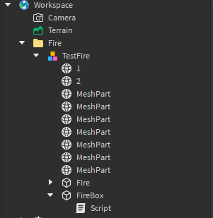 touchingFire variable getting jjammed at true - Scripting Support ...