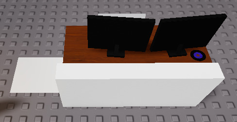 Desk width ref.